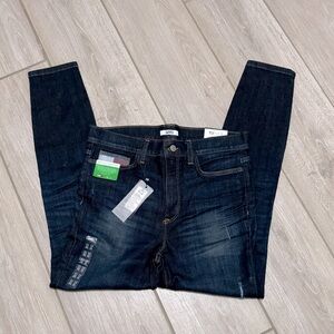 Tommy Jeans Stretch Distressed Leggings (TJFLEX) High Rise Size:12, waist 31 NWT